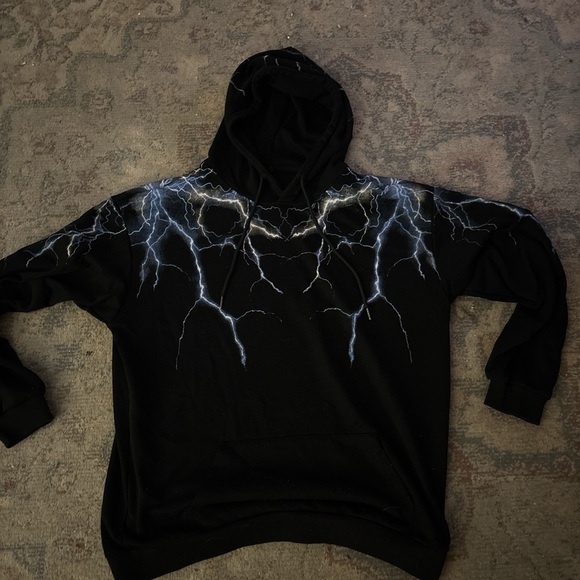 dauxen Other - Electric Storm Black Hoodie